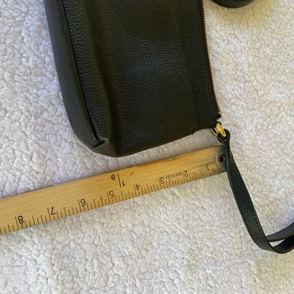 Nordstrom Black Leather Cross Body Purse - Picture 12 of 13